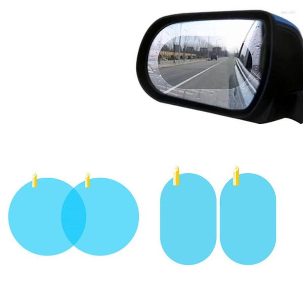 Decorações de interiores 2pcs filme impermeável espelho retrovisor Nano Revertendo Agente de vidro para veículo