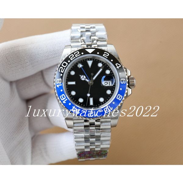 CleanF-Uhren für Herren, 40 mm, Keramiklünette, CAL 3285, Automatikwerk, 904L-Stahl, 126710, Jubiläumsarmband, Eta Luminous Clean Factory-Armbanduhr