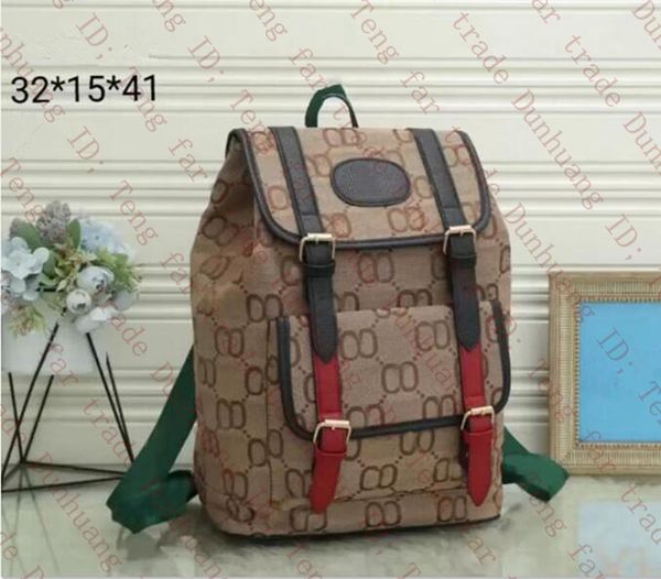 Designer rugzak Luxe Merk Portemonnee Dubbele schouderbanden rugzakken Vrouwen Portemonnee canvas Tassen Mannen Dame reizen Duffle Bagage door Schooltassen