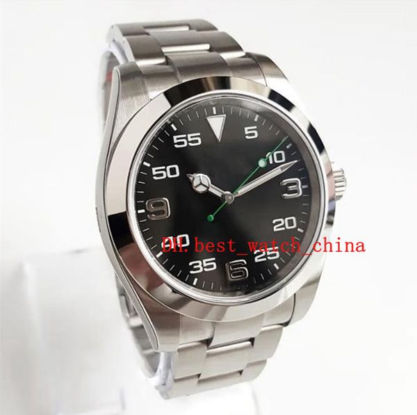 m116900-0001 orologio quadrante Nero Automatico Meccanico Oyst-type acciaio 40mm Asia 2813 Sport Vetro Zaffiro 2022