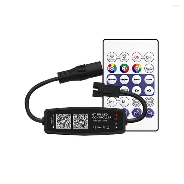 Controladores Controladores RGB RGB Compatível Bluetooth Controlador remoto para luz LED WS2812B WS2811 SK6812 Smart Phone App Control IOS/Android