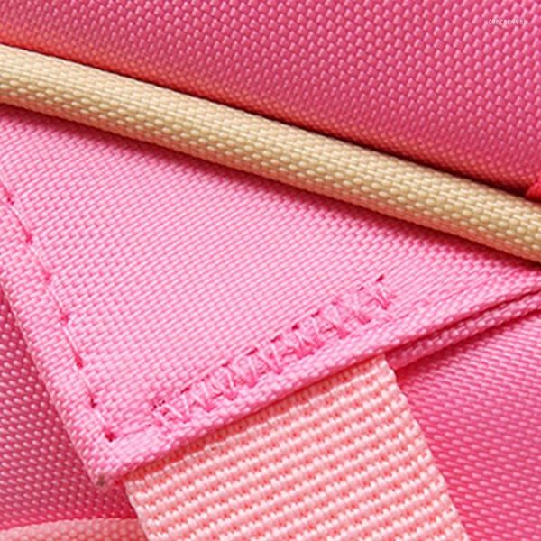 Borse portaoggetti Face Nylon Bowknot Zaino Scuola primaria Bookbag Borsa per libri per ragazze Grande capacità per bambini Studente per bambini