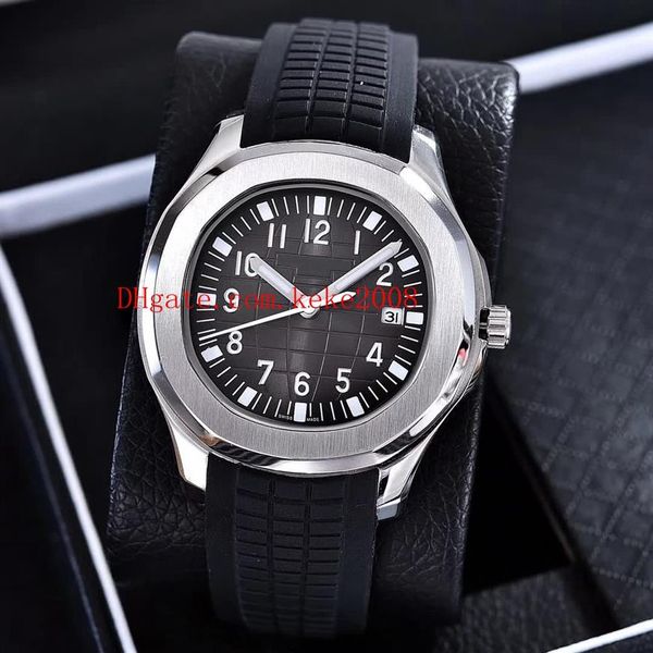 4style Luxury Watch Aquanaut 5165- 0015167 Rabo de borracha Strap Dial Digital Digital Transparente Movimento Ásia Mens automático Wat307t