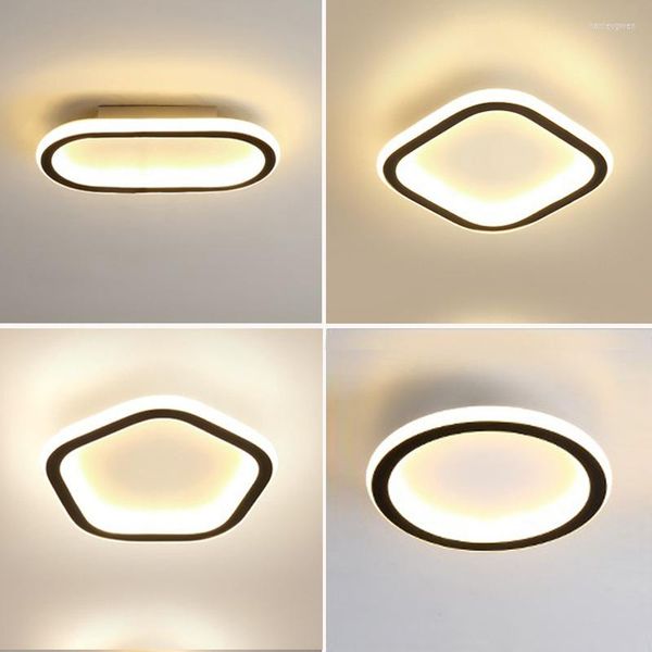 Luzes de teto LED Hallway Balcony Light Corredor Corredor Pequeno Internet Stações de Celebridades Porta Casaco Minimalista e Cap