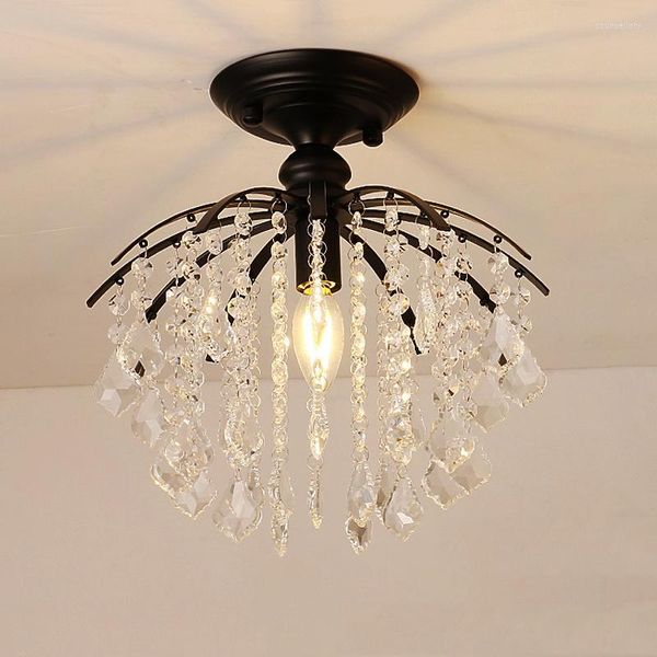 Pendelleuchten, amerikanische Kristall-Deckenleuchte, luxuriöse moderne Lampe, minimalistischer Eingang, Küche, Schlafzimmer, Gang, Korridor, Kronleuchter