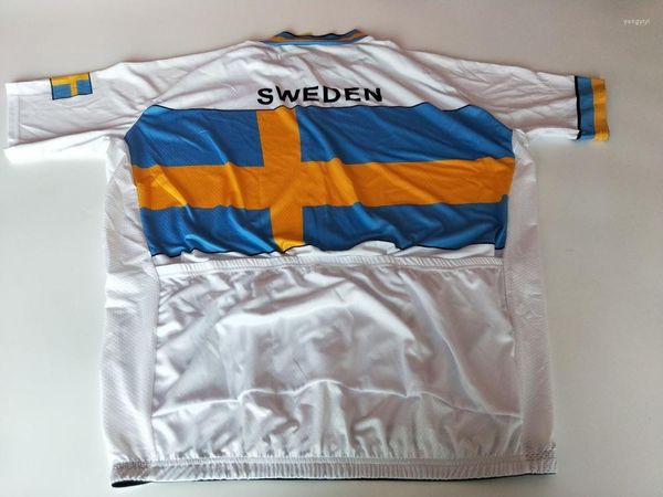 Yarış Ceketleri 2022 İsveç Klasik Bisiklet Jersey Bisiklet Giyim Ropa Ciclismo Erkekler Kısa Kollu Dağ Yaz Takımı Giyim