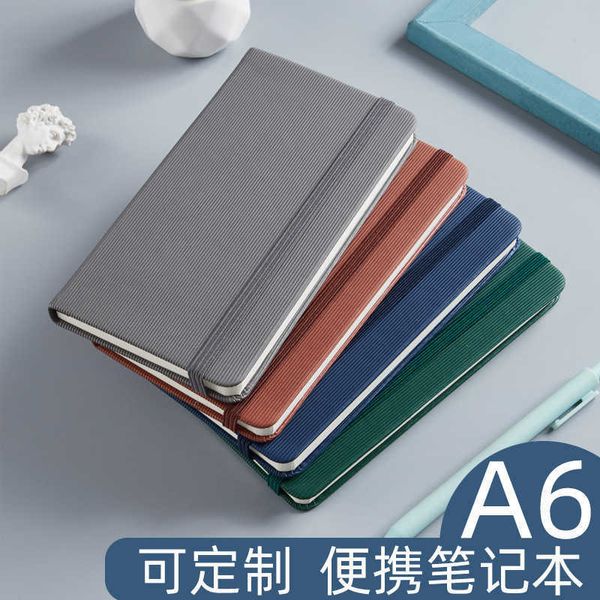 A6 mini -caderno portátil Pocket Notepad Memorando Diário Plannerwriting Paper para estudantes material de escritório escolar