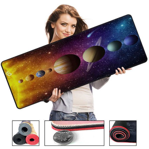 Grande XL Mousepad Celestial Star Anime Gamer Gaming Mouse Pad Acessórios para computador de teclado Laptop Padmouse Speed ​​Desk Mat tapete