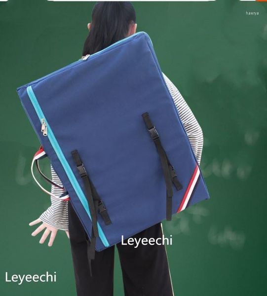 Aufbewahrungstaschen 3 Farben 45 62 cm tragbare faltbare 4K-Multifunktions-Oxford-Skizzenblock-Tasche Zeichnungs-Skizzenbrett-Hülle Rucksack Reise-Kunst-Set