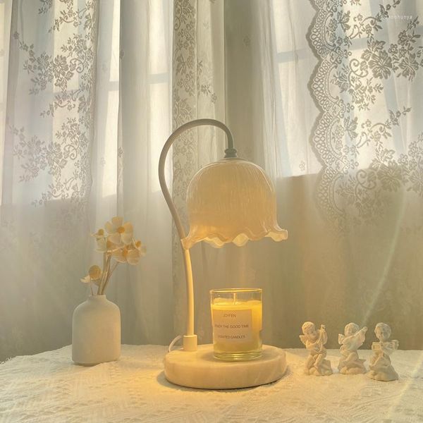 Держатели свечей северно -мраморная роскошная современная ароматическая лампа Дома