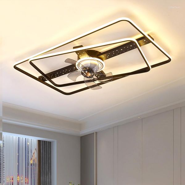 Потолочный вентилятор люстры гостиной без лезвий для спальни фанаты лампы с светом декоративные светодиодные лампы