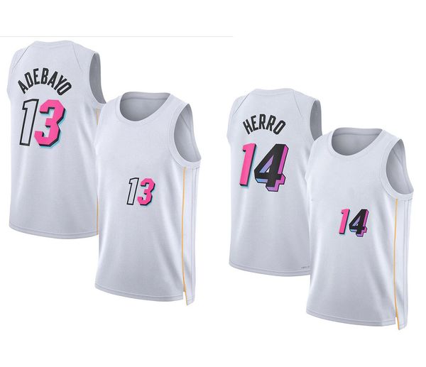 2022 13 Adebayo 22 Butler 14 Herro Basketball Jerseys Yakuda Store Online Wholesale College usa confortáveis ​​esportes esportivos por atacado popular