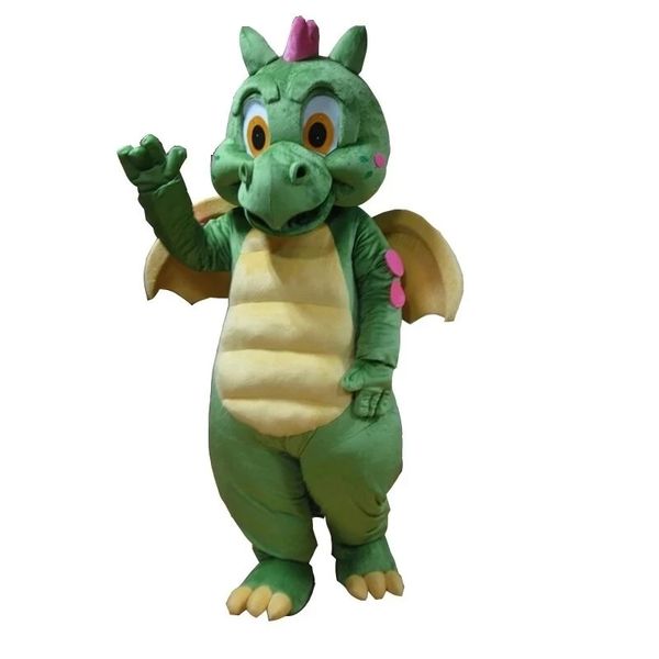 MASCOT GREEN DINOSAUT Costume adulto Dragon Halloween Party Party Festa do Dia dos Namorados Funny Anime Show