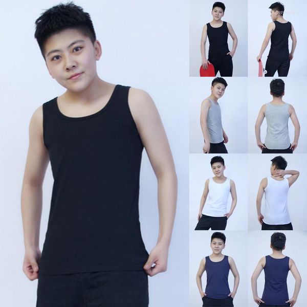 Frauen Shapers Brust Binder Flache Camisoles Baumwolle Weste Tank Top Für Tomboy Lesben Frauen Les Slim Fit Kurze Tops