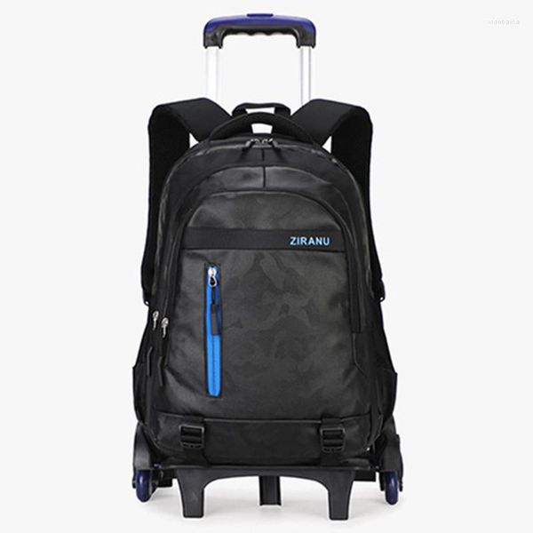 Sacos escolares 2/6 rodas Kids bonde mochila escolar Removável menina com rodas Móia de garoto Bolsa de caixa de case infantil mochila impermeável