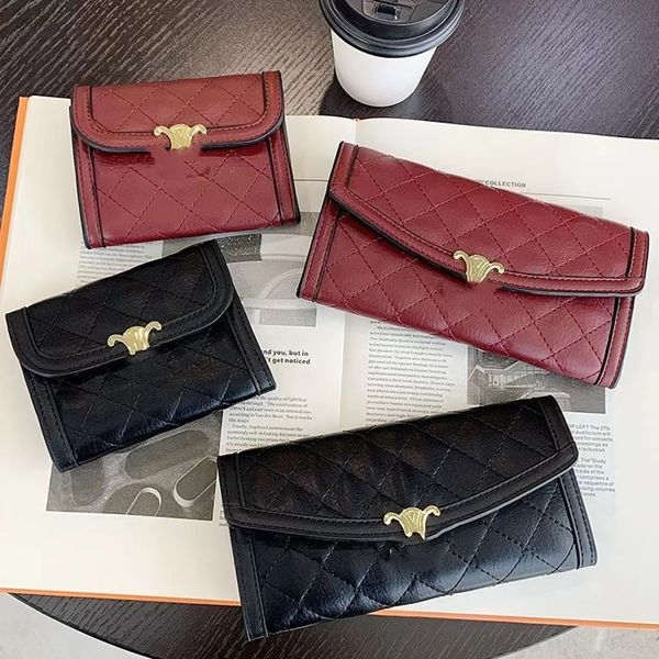 Carteiras femininas de grife de grife ringer small spice moeda bolsa novo multi -slot were three wallet