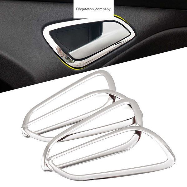 Car styling Accessori per auto per Ford Focus 3 MK3 2012 2013 Porte interne in acciaio inossidabile con chiusura a mano anello decorativo