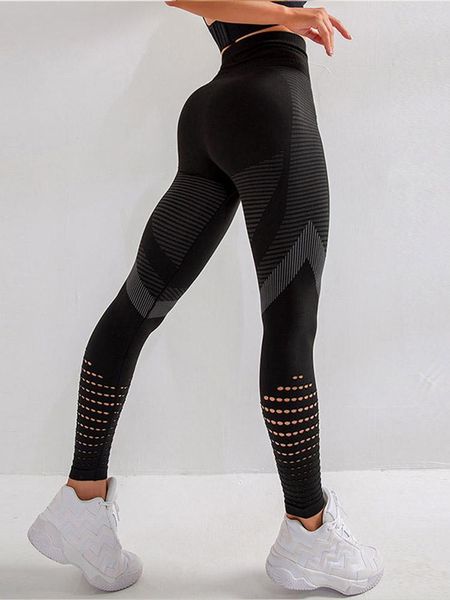 Leggings da donna Pantaloni da yoga da donna Sport da corsa Abbigliamento sportivo Elastico Fitness Collant a compressione da palestra atletica senza cuciture