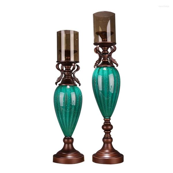 Kerzenhalter Halter Kerzenständer Laterne Licht Glas Dekoration für Zuhause Vase Kandelaber Hochzeit Lanterne Metall Teelicht 80