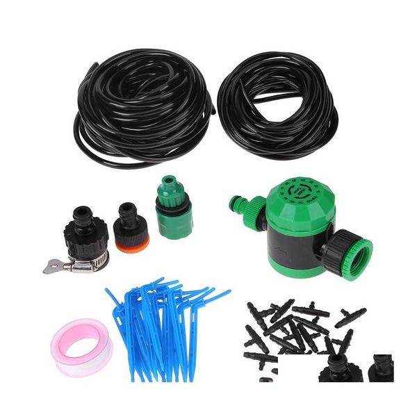 Bewässerungsgeräte DIY Gartenarbeit Blumentopf Pflanze Topf Matic Werkzeuge Tropfgerät Wasser kann Home Bewässerung Kit Set Drop Lieferung GA OTEWM