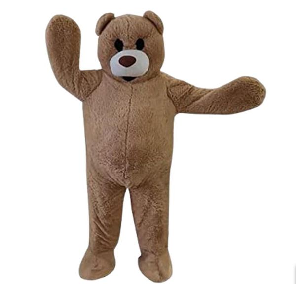 Teddy Bear Kostüm Komple Maskot Kostümü Özel Tüm Boyutlar Cadılar Bayramı Noel Kaçuk Fantezi Set
