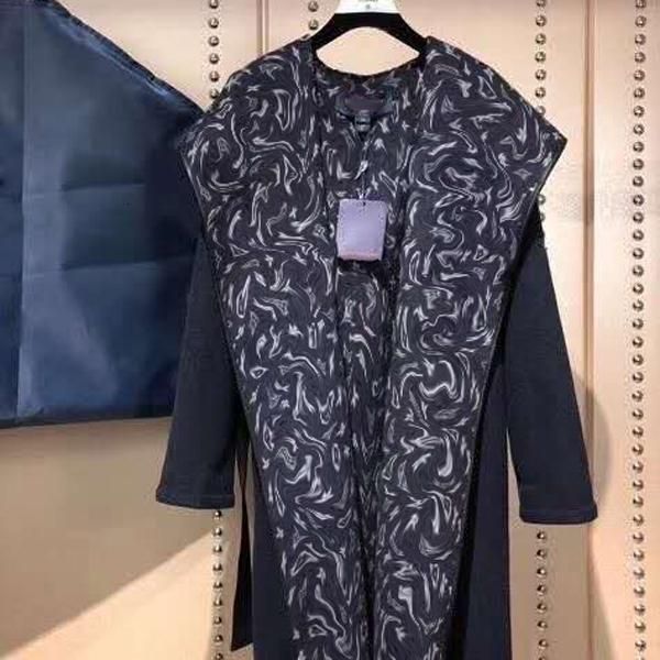 Miscele di lana da donna Autunno Inverno Outerwaer Trendy Fashion Classic Letter Pattern Cappotti da donna Stile accappatoioDimensioni asiatiche