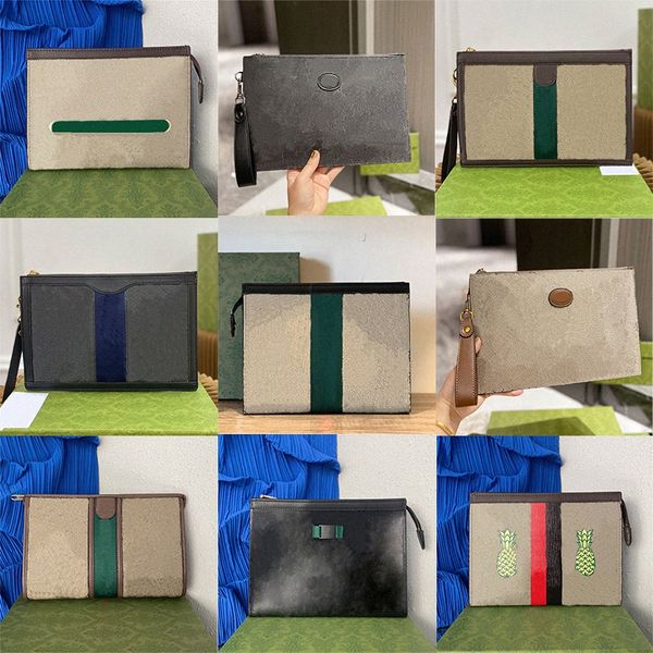 Handtasche Männer Luxurys Designer Taschen Lässige Reise Große Kapazität Kupplung Umschlag Material Mode Brieftasche Brief O5pF #