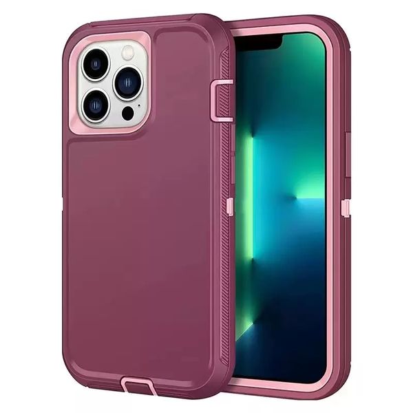 Caso de holster à prova de choque pesado Casos de telefone robôs para iPhone 14 13 12 Pro Max Mini x 7 8 Samsung S22 Ultra S21 Fe Nota 20