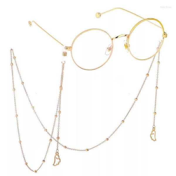 Sonnenbrillengestelle Damen Retro Golden Wing Sonnenbrillenketten Lanyards Brillenzubehör Lesebrillenband Kordel zum Aufhängen Seil