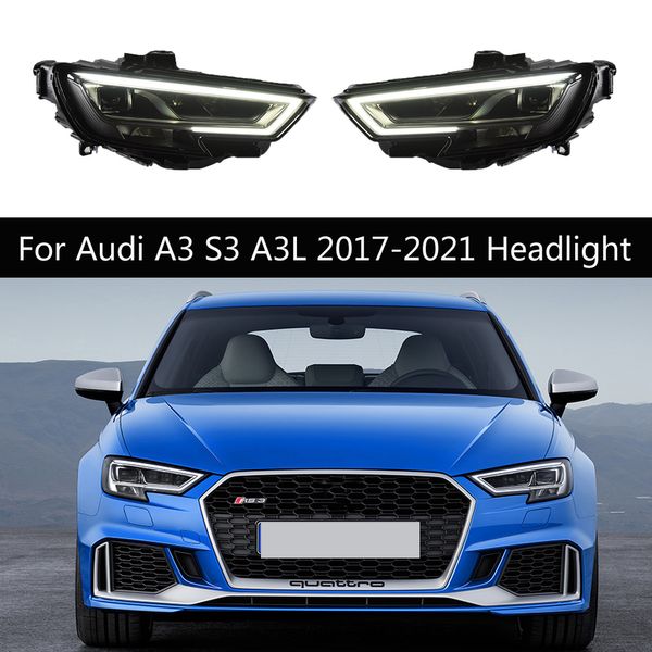 Para os far￳is Audi A3 S3 A3L LED FOLTLIOVEL FRONT LUPL CONJUNTO DIA DIA CONSULTA ACESSORES DE ILUSTIMENTAￇￃO