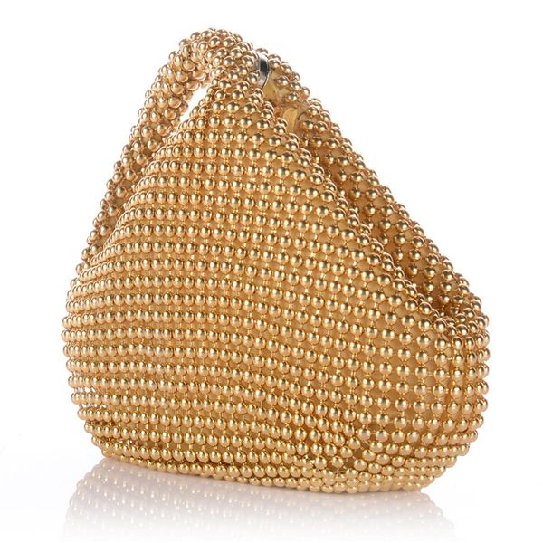 Nuovo 2016 color caramella Borse da sera di lusso da donna tote pochette con borchie da polso bas mini holder 278v