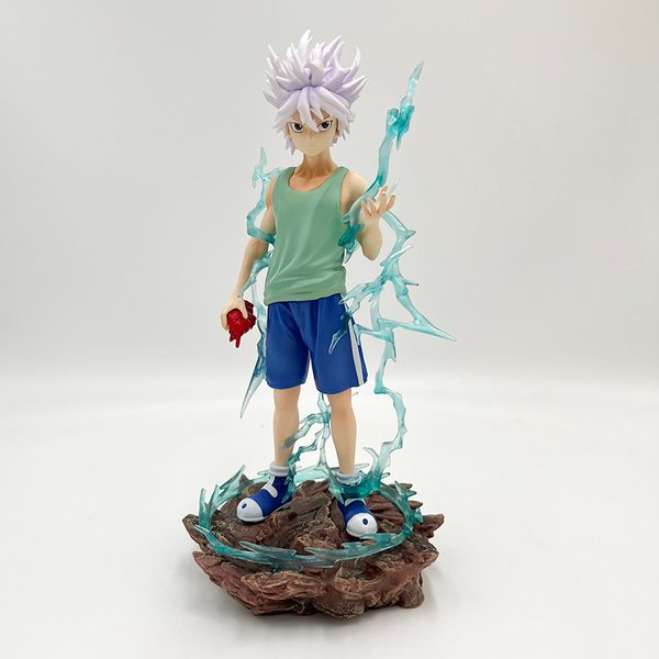 Dekompressionsspielzeug 22 cm Hunter x Hunter Anime-Figur Killua Zoldyck Actionfigur Gon Freecss/Kurapika/Chrollo Lucilfer Figur Sammlerstück Do höchste Version.