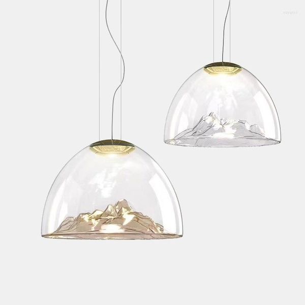 Lâmpadas pendentes penduradas Bola oval de cristal turco moderno mini barra de teto de teto de teto e27 Lightelier de lustre de sala de jantar leve