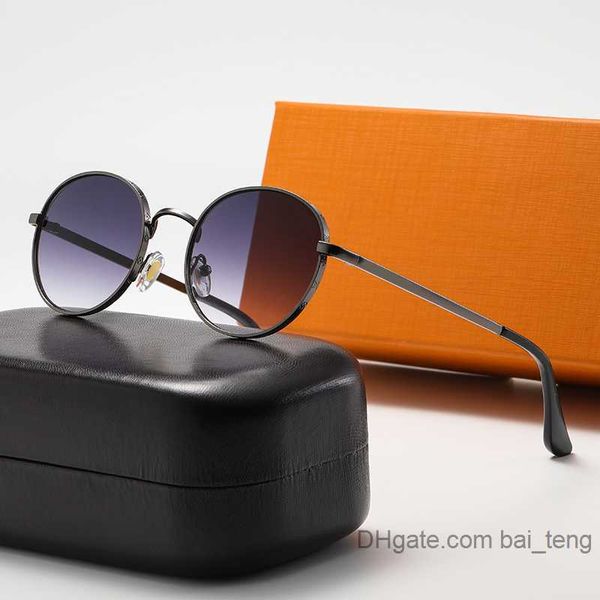 Óculos de sol piloto de ouro preto dobráveis ​​lentes cinza com pedras 0307S Gafas de Sol Glasses Glasses de alta qualidade novo com caixa Baiteng