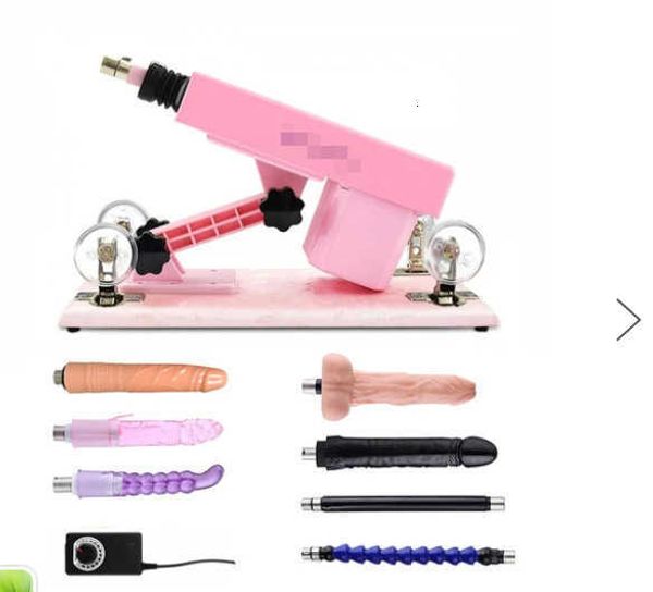 Brinquedo sexual massageador feminino, máquina masturbadora, desenho e inserção, vibrador telescópico totalmente automático, simulação de pênis, pacote zsz4