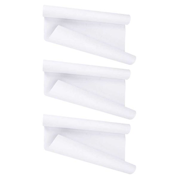 Rolos de papel rolos de desenho branco esboço em branco embrulho de presente rastreamento de parede artesanato de parede de facilidade kraft