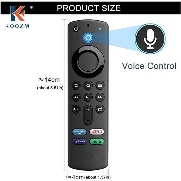 HotReplacement Voice Remote Control L5B83G para Fire TV Stick 3nd Gen Cube Lite 4K