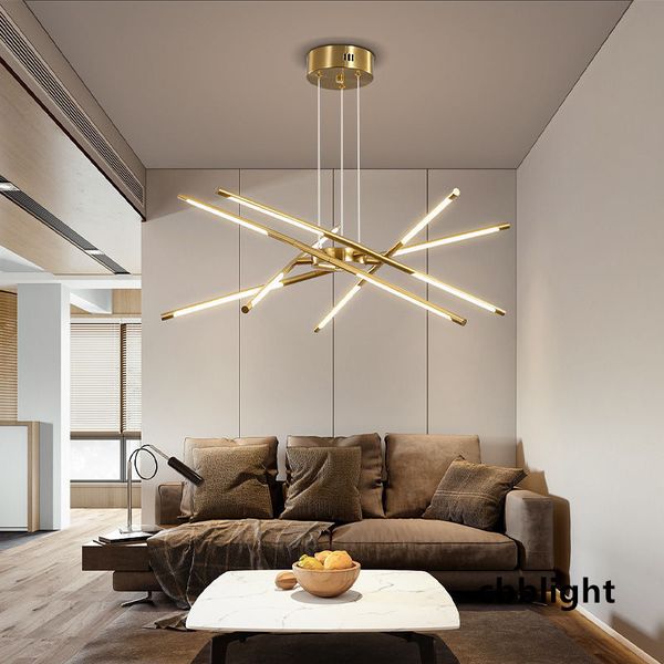 Luminárias pendentes LED modernas para sala de estar, quarto de jantar, estudo, casa, preto, dourado, lustre, lustre, luminárias de teto, luminárias LRG021