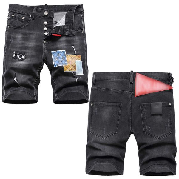 Jeans Herren Ds23 Zerrissene Hosen Quadratische personalisierte 22fw Hosen Marke Mode Designer Denim Shorts Loch Brechen Dsq Y842 Slime Leggings Gr Gkqn