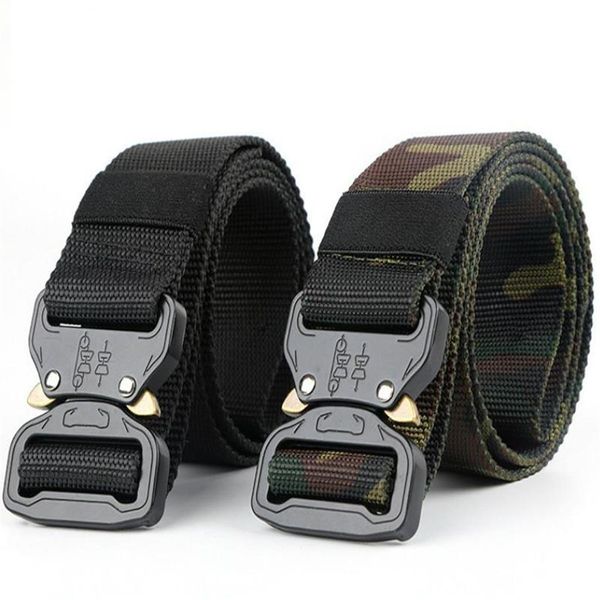 Apoio da cintura Cinturão de nylon Men Exército Tático Molle Swat Belts de combate Droga de batalha de sobrevivência235G