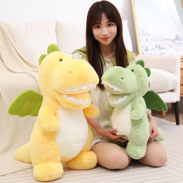 25-60 CENTIMETRI Fluffy Bared Dinosauro Con Le Ali Giocattoli di Peluche Super Soft Del Fumetto Bambole di Peluche per I Bambini Del Bambino Abbraccio bambola Complementi Arredo Casa