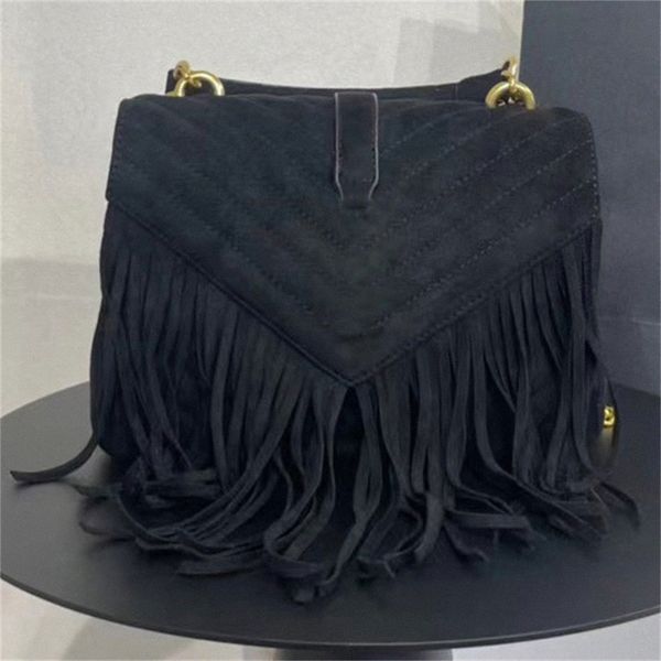 Designer Luxus Mode College Medium Kette Tasche Schulter Handtasche Frauen Gestepptes Leder Luxus Umhängetasche Dame Taschen