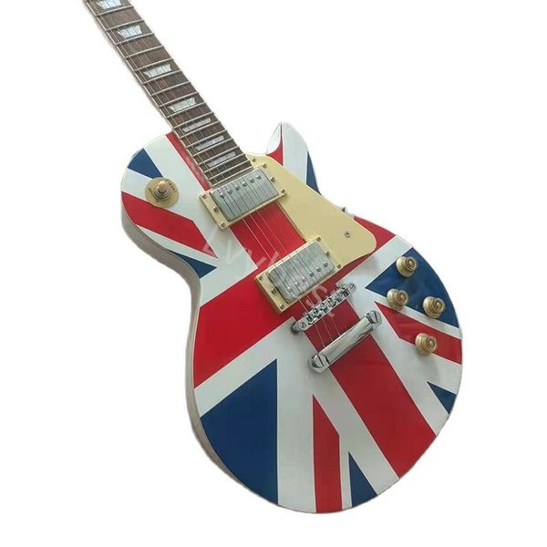 Lvybest Electric Guitar Classic Flag LP, feito de madeira maciça, bom timbre e pareça livre entrega em casa.