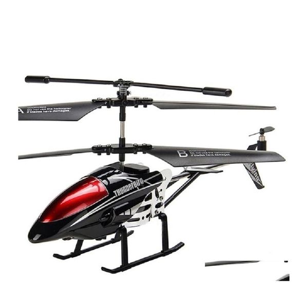 Aeronave elétrico/RC Helicóptero RCTOwn 3,5 CH Controle de rádio com luz LED RC Crianças Presente Survendo brinquedos voadores Modelo 220425 DR DHP2X