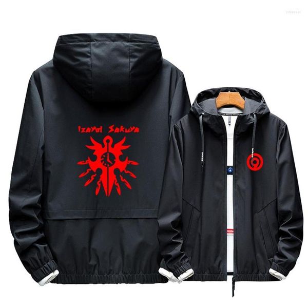 Herren-Kapuzenpullover, Kongara Touhou Projekt, Cosplay-Hoodie, bedruckt, Reißverschluss, mit Kapuze, nachtleuchtende Werkzeuge, Winter, warme Jacke, modischer Baumwollmantel