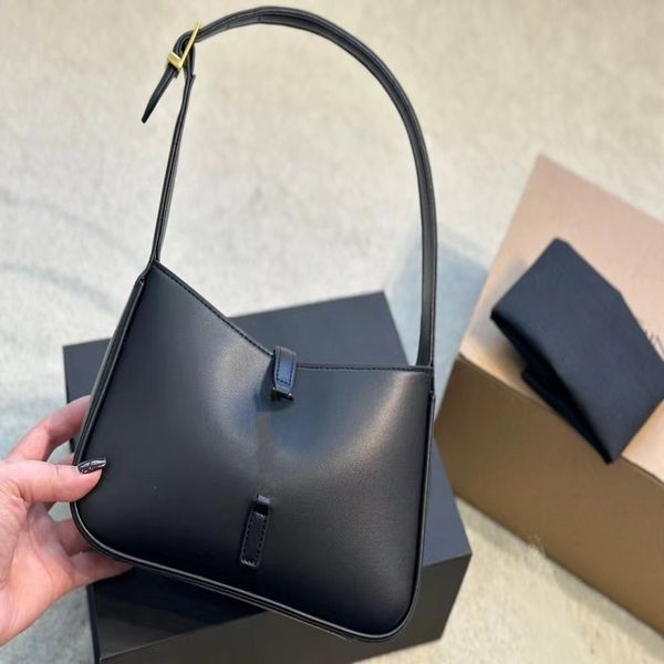 borse di lusso borsa da donna firmata Sottobraccio Borsa a tracolla in pelle nera Borse portatili Modello coccodrillo Fibbia dorata Pochette Borsa da donna firmata Porta carte