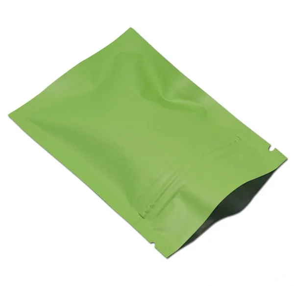 Qualidade fosca colorida colorida papel -alumínio com zíper para embalagem de embalagem bolsa de embalagem selvável mylar folha bolsa zíper self SEAL Sacos de armazenamento de trava de plástico por atacado