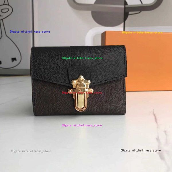Yeni moda l çiçek desen çanta çanta yüksek kaliteli cüzdanlar vintage çanta kadın klasik stil gerçek deri kadın cüzdan kutu tozu ile