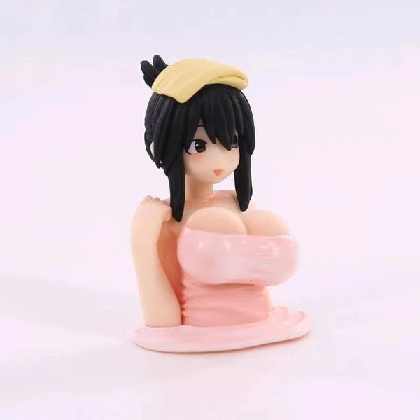 Dekompressionsspielzeug Sexy Anime Shaking Boobs Konsole Armaturenbrett Innenzubehör Mädchen Jungen Erwachsene Figur Sammlung Modell Puppe SpielzeugDekoration