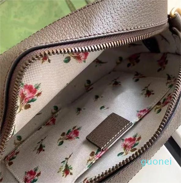 Designer-Umhängetasche Vintage Messenger Bags Damenhandtasche Kamera-Stil Geldbörse Luxus Beige Canvas Handtaschen Leder Clutch Mode Cross Body